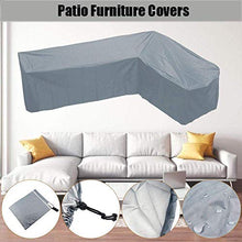 Copridivano componibile per esterni per impieghi gravosi 300x300x90cm, Copridivano componibile per patio 600D impermeabile al 100%, Anti-sbiadimento, Anti-UV, Copertura per mobili da giardino a f