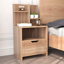 DlandHome Comodino Comodino Armadietto da Comodino Mobili per Camera da Letto Comodino Comodino Cassettiera Armadio portaoggettiSUKST-BS-S-SW