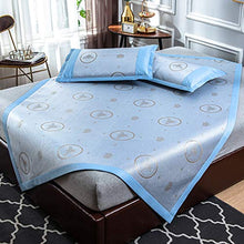 Materassino in Seta di Ghiaccio, 600D Ice Silk e 3D Maglia Traspirante, Rinfrescante e Confortevole Letto Matrimoniale, Lavabile (Color : D, Size : 1.8×2m)