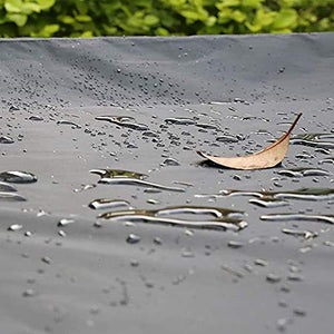 HUACHENG Copridivano Nero per Esterni Mobili da Giardino per Patio Coprisedili Impermeabili Coprisedili per Neve da Pioggia per Divano da Tavolo Sedia Antipolvere Copertura-Nero, 255X130X80cm