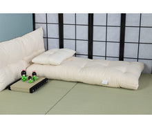 Vivere Zen - Futon Adaki 8 cm. per Bambini - Rivest. Silver Antibatterico - Misura 60x120 cm
