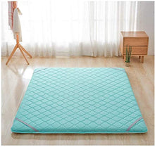 HKX Materasso Addensato, materassino Futon Materassino da Letto Verde Piccolo Matrimoniale 120x200 cm (47x79 Pollici)