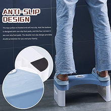 Sgabello WC Pieghevole, ZoneYan Sgabello da Toilette, Sgabello da Toilette, Sgabello Water Adulti, Panchetto Bagno WC, Sgabello Fisiologico da Toilette, Aiuto e Sollievo Contro Stipsi e Gonfiore
