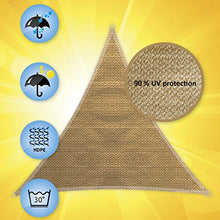 Windhager 10965 - Tenda a vela Patio (5 x 5 x 5 m), Beige