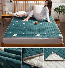 QVIVI Materasso Futon, Materassi Letto Futon Pavimento Pieghevoli Tatami Studenti Dormitorio Morbido Strisciante A Terra Materassi per Soggiorno Camera Letto 0.9 * 2M