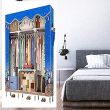 JJZXT Semplice Moderna Grande capacità Non Tessuto Governo di immagazzinaggio, Pieghevole Armadio Mobili Camera da Letto (Color : A)