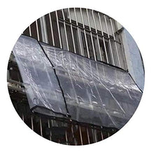 GHHZZQ Telone Copertura Resistenza allo Strappo Bordi Rinforzati Gommini Resistenti alla Ruggine Pieghevole for Mobilia Caravan Serra Impermeabile (Color : Clear, Size : 2x5m)