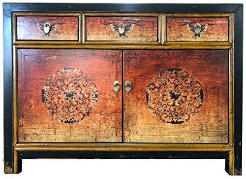 OPIUM OUTLET Comò cassettiera credenza consolle Credenza mobili armadio matrimonio armadietto cinese asiatico orientale antico vintage shabby-chic Comodini cinesi camera da letto