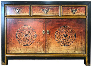 OPIUM OUTLET Comò cassettiera credenza consolle Credenza mobili armadio matrimonio armadietto cinese asiatico orientale antico vintage shabby-chic Comodini cinesi camera da letto