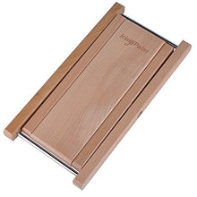 Kingpoint, poggiapiedi in solido legno per chitarristi, 3 livelli di altezza regolabile, Natural wood