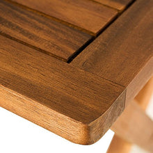 Deuba Tavolino Pieghevole richiudibile Legno Acacia Oliato 46x46x46cm Tavolo Campeggio Giardino Balcone Spiaggia Caffé