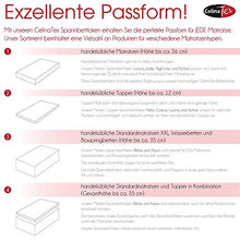CelinaTex Lucina Lenzuolo Elasticizzato Topper spessori per Letto Contenitore Cotone 140x200-160x200 cm Nero