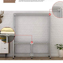 MKXF Armadio Pieghevole Armadio Semplice in Stoffa Struttura Interamente in Acciaio Affitto dormitorio Camera da Letto Armadio Semplice