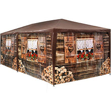 TecTake 402985 - Gazebo da Giardino 3x6m, Tenda da Giardino, Baita Design, per Eventi Festa della Birra