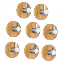 BESTOMZ Ganci Portasciugamani Bagno Cucina Ganci Appendiabiti Gancio da Parete Adesivo 4 Pezzi