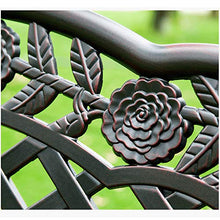 outdoor product Panche da Giardino per terrazza panchine Decorative retrò, Panca in Alluminio con Schienale e braccioli, Sedia a Sdraio per Balcone all'aperto, Adatto per Prato, Veranda