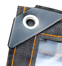 GJJSZ Copertura in Tela Cerata Impermeabile,teloni Trasparenti Tela Cerata Multiuso Resistente all'Acqua Anti-Strappo con Occhielli Ottimo per Tenda a baldacchino in Tela Cerata