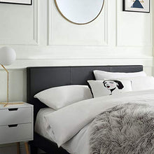 Wealthgirl - Struttura letto in legno PU con testiera imbottita