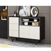 AWYJ Credenza Governo di immagazzinaggio Cupboard Buffet Server Credenza Credenza in Piedi Bagagli Petto Pranzo Cabinet Tavolo Console (Color : White, Size : 100x40x93cm)