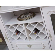 Cucina Mobili Credenza Governo di immagazzinaggio Governo Pranzo Simple White pensile,116 * 38 * 102cm