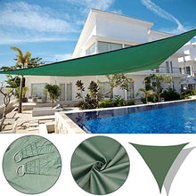 YHNJI - Tenda a vela triangolare con corda, 2 x 2 x 2 m per patio, giardino, esterno, cortile
