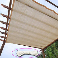Vicareer Rete Ombreggiante 90% Vela Ombreggiante Telo Parasole,Impermeabile,Protezione UV,Tenda A Vela Frangivista per Giardino Balcone Terrazza,Beige(2X3M)