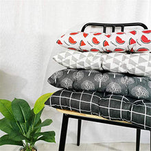 Pillowcase 2 Confezioni di Cuscini Quadrati per sedie, Cuscini Antiscivolo, Cuscini per sedie in Cotone e Lino, Cuscini Decorativi, per Uso Domestico in Giardino (# 7,45 * 45 cm)