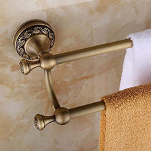 JKCKHA Northern Europe. Bar Parete Rail a Parete Guida in Rame Rack Appendiabiti Completa scolpito mensola a Muro Bagno cremagliera appesa Doppio Asta Ciondolo Hardware Bagno con Doccia