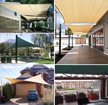 Rete ombreggiante Patio Tenda da Sole Tenda da Vela, Tenda da Sole Rettangolare Tenda da Sole 95% UV Pergola Cortile Parasole (Size : 4x4M)