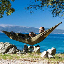 MHGLOVES Amaca da Esterno per Campeggio Viaggio in Nylon, Amaca da Giardino Traspirante E Ad Asciugatura Rapida, Portatile Amaca da Viaggio Ultraleggera Portata 200 kg per Giardino