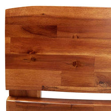 SKM Giroletto con Bordi Vivi in Legno Massello di Acacia 200 cm