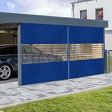 BAIYINNG Telone Antipioggia con Occhiello Pannello in Tela Cerata in PVC da 0,5 Mm, Protezione UV E Protezione dalla Polvere, per Finestre di Portici/Gazebo/Sale da Pranzo