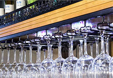 Classico Attaccatura del supporto del vino Hanging Wine Glass Cup Rack, regolabile a soffitto vino del supporto di bottiglia di legno scaffali galleggiante di stile dell'annata di applicazione Decoraz