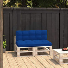 Buyounger Cuscini per Divano Pallet 2 pz Blu Reale
