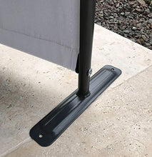QUICK STAR 2 Pezzi Paravento da Giardino 170 x 165 cm 3 parti pieghevole Divisorio in Tessuto Balcone Protezione della Privacy Bianco