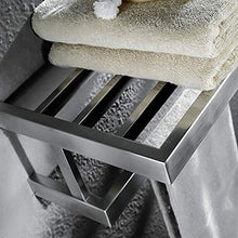 AINIYF Bagno Bagno Doccia mensola portasciugamani Bagagli a Parete in Acciaio Inox 304 2 Tiers Rod Punch Installazione Hanging (Dimensioni: 600x150x232mm)