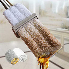 SSAYY Spray Mop Mop Piatto per Uso Domestico/Acciaio Inossidabile di Alta qualità/Durevole/Design Elastico/ASSE di Rotazione Flessibile/Panno in Microfibra
