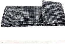 ZLJ Telone Impermeabile Heavy-Duty-Nero e Bianco Griglia di Copertura Copertura per mobili in Telo Copertura per Piscina da Campeggio, 160gg / m2, Spessore 0,3 mm