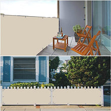 AZLAO Telo Oscurante per Balcone cm Balcone Frangivist Rivestimento Recinzione di Facile Manutenzione per Recinzione di Giardino