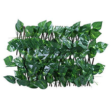 SHUAISHUAI Telescopico Artificiale Giardino Fence Telescopico Edera Artificiale Ivy Privacy Recinzione In Legno Rattan Arrampicata Telaio Giardinaggio Piante Decorazione della casa Facile da installar