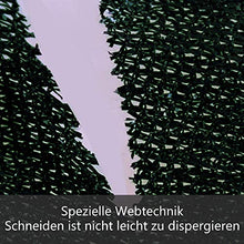 NAIZY Parasole da tennis, protezione antivento, recinzione, rete ombreggiante per sport, giardino, rete metallica (verde scuro, 1,2 m x 50 m)
