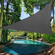 WXQIANG - Tenda parasole per esterni, impermeabile, resistente ai raggi UV, resistente alla temperatura, protezione solare disponibile, isolamento termico, colore: nero, dimensioni: 3 x 4 x 5 m
