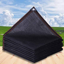 DANDAN Rete Ombreggiante Rete Ombreggiante Anti-età Rete Ombreggiante Crittografata Rete Solare / Sole Tendalino Coperto Da Giardinaggio Rinforzo A Quattro Fili Nero A 12 Pin ( Size : 4*8m )