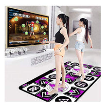 Tappetino Ballo Doppio USB Gioco Yoga, Computer HD PVC TV Coperta Corsa 3D Interni Tappeto Casa, Resistente all'Usura Pad Antiscivolo Supporto Adulti Regali Bambini Tappetini