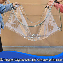 Telone Trasparente Copertura Del Balcone Manufatto Antipioggia Impermeabile Poncho Trasparente Spesso Teloni In Tessuto Di Plastica Tenda Da Esterno Deflettore Protezione Solare 2 * 2M(Size:4*4M)