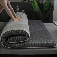 Futon Tatami - Tappetino per materasso da pavimento giapponese per studenti Tatami, tappetino pieghevole, antiscivolo, tappetino tatami, tappetino per dormitorio, spesso pieghevole, 90 x 190 cm