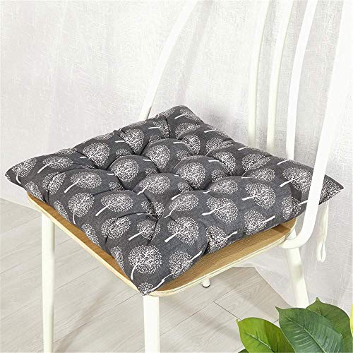 Pillowcase 2 Confezioni di Cuscini Quadrati per sedie, Cuscini Antiscivolo, Cuscini per sedie in Cotone e Lino, Cuscini Decorativi, per Uso Domestico in Giardino (# 7,45 * 45 cm)