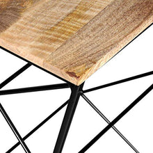 Sgabello da Bar Sedia Sedia da Cucina Sedia da Pranzo Marrone e Nero Stile Industriale Naturale 50 x 46 x 76 cm