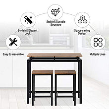 WYLZLIY-Home Set Tavolo Bar Bancone sgabelli Mobile Bar Tavolo da Bar Set da Tavolo Industriale Sgabello Set da Bar Tavolo E Sedie A Base di Ferro per La Ferro da Cucina per Soggiorno
