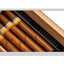 WAWAYU Portasigari, Piano di Vernice High-End Display elettronico di Temperatura costante Cedro Cigar Humidor (Color : Black)